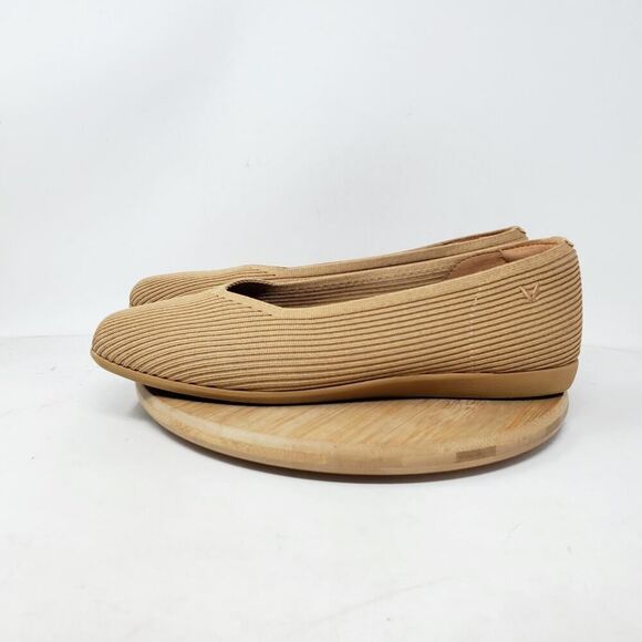 Vivaia Margot 2.0 Shoes Womens 40 V-Cut Square Toe Slip On Ballet Flat - Picture 1 of 13